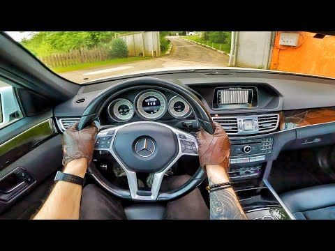 Видео: 2015 Mercedes-Benz E200 W212 (2.0L 184 л.с.) POV езда и обзор
