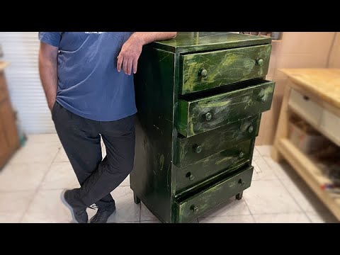 Видео: НЕВЕРОЯТНАЯ реставрация комода Халка