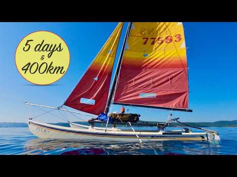 Видео: Hobie Cat 16 Sailing — 5 дней и 400 км
