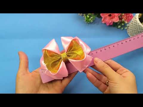 Видео: DIY/Бантики для стильных девочек! | DIY Ribbon Bow step by step 🎀
