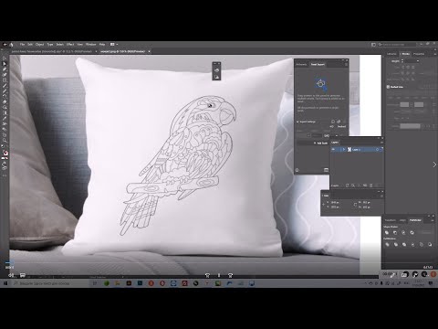 Видео: Второй урок -стиль Coloring Book. Продолжение. Рисуем вектор быстро, инструмент Pencil, Smooth Tool.