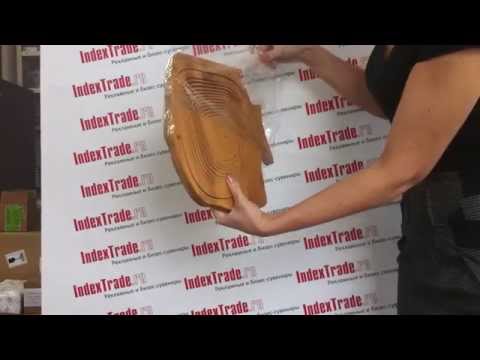 Видео: Фруктовница из бамбука "Рыба"