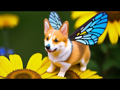 Видео: СТРАШНЫЙ ЛЕТАЮЩИЙ ПЧЕЛОПЁС!! Корги Коржик Говорящая собака