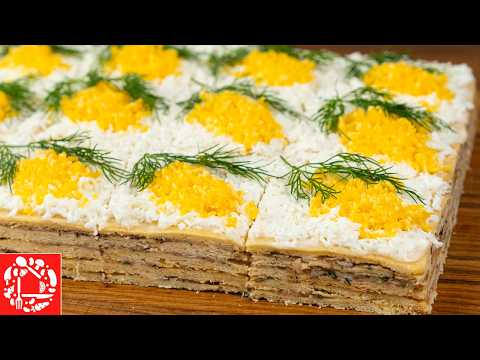 Видео: 🌼 Эта “Мимоза” взорвала мой праздничный стол! Просто и шикарно!