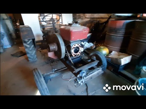 Видео: Трактор ТАЙШАНЬ LIAO-HE-110-2 с горизонтальным поршнем