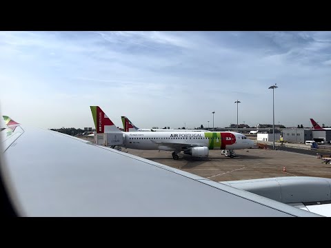 Видео: A330-900NEO, 4K Посадка и руление в аэропорту Лиссабона TAP 🇵🇹