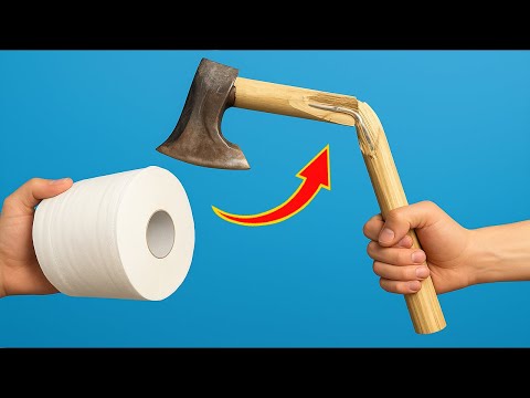 Видео: Секрет 60-летнего плотника! Сделаем сломанные топоры в 100 раз прочнее.