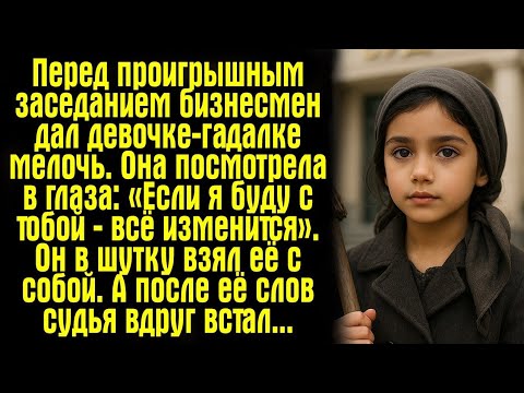Видео: Перед проигрышным заседанием бизнесмен дал девочке-гадалке мелочь. Она посмотрела в глаза: «Если...