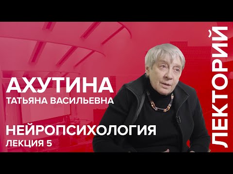 Видео: "Нейропсихология" лекция №5 Ахутиной Т.В.