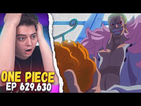 Видео: Дресс Роза! ФРУКТ ЭЙСА! Ван-Пис 629-630 серия | Реакция на аниме