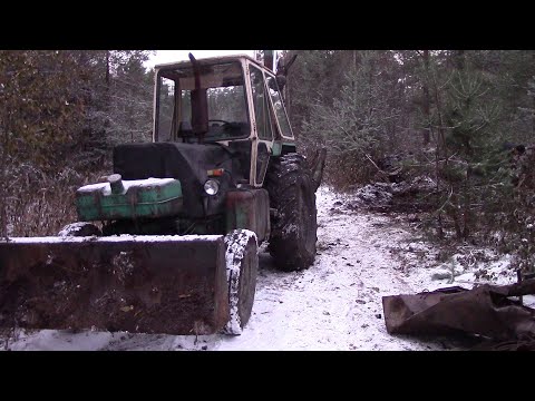 Видео: Экскаватор ЮМЗ первый заработок
