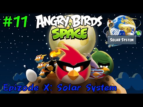 Видео: Angry Birds Space / 11 Серия / Solar System (1-13 Уровень) / Полное прохождение