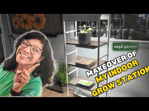 Видео: ЭЛЕГАНТНАЯ ПРЕОБРАЖЕНИЕ моей домашней грязной самодельной гроу-станции с 4-ярусным GrowLight Gard...