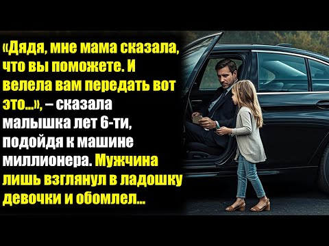 Видео: «Дядя, мне мама сказала, что вы поможете и велела вам передать вот это…», – сказала малышка...