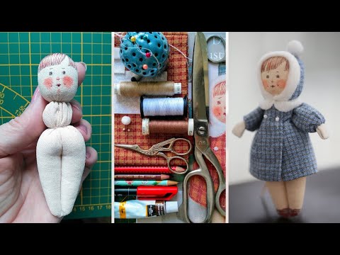 Видео: МК Валентины Невежиной  тряпичная кукла "Девочка"