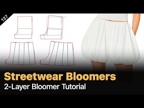 Видео: Выкройки стильных шароваров для повседневной одежды [Урок по созданию выкроек]