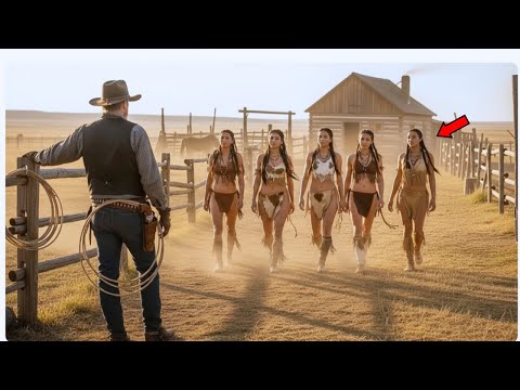 Видео: Пожилой ранчер жил один много лет, пока пять женщин-апачей не попросили приюта на его ранчо.