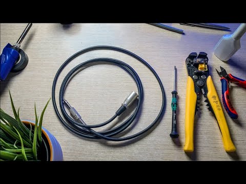 Видео: Провод XLR jack. Как спаять балансный провод