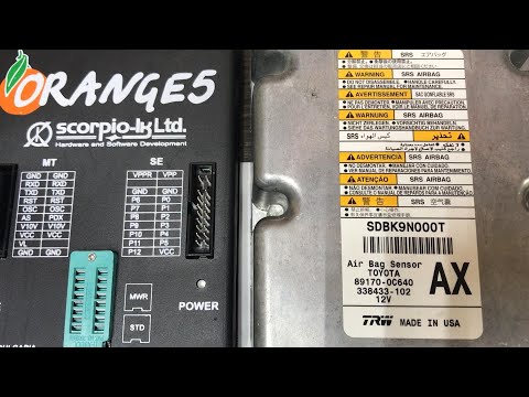 Видео: TOYOTA (Тойота) удалить краш (Crash Data) с процессора Aurix SAK-TC234 Orange 5