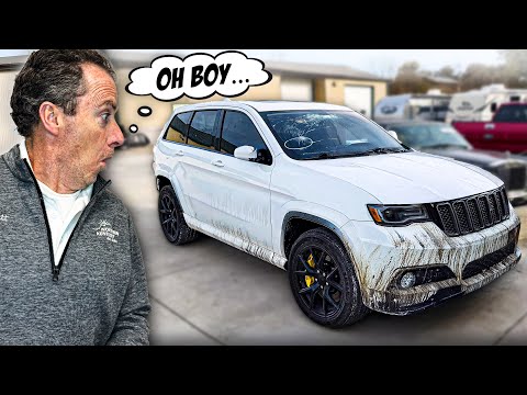 Видео: Я купил у Copart Trackhawk, поврежденный водой, за 35 000 долларов...