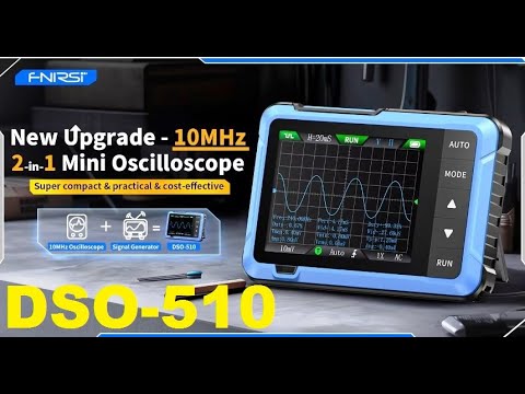 Видео: Карманный цифровой осциллограф DS0-510