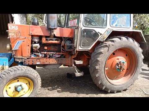 Видео: Механічний довантажувач щеплення трактора ЮМЗ"Козак"