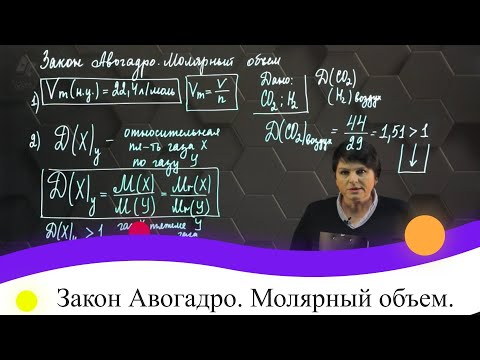Видео: Закон Авогадро. Молярный объем. Практическая часть. 8 класс.