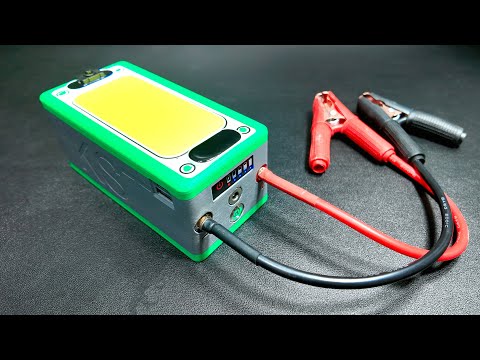 Видео: DIY Автостартер, Павербанк и LED-Фонарь 3-в-1