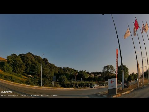 Видео: 🇹🇷 По вечернему солнцу тяжело ехать, но красиво. Стамбул Турция. Дороги Турции. #istanbul #türkye