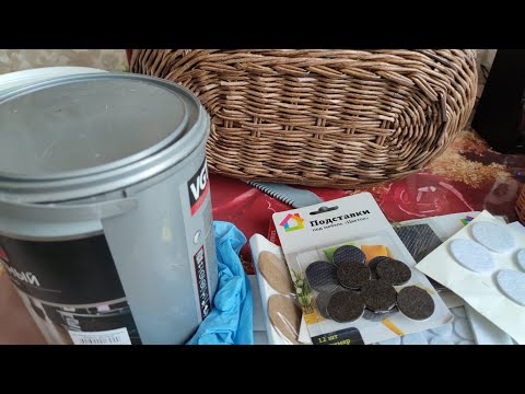 Видео: Финальное покрытие плетёного изделия от истирания