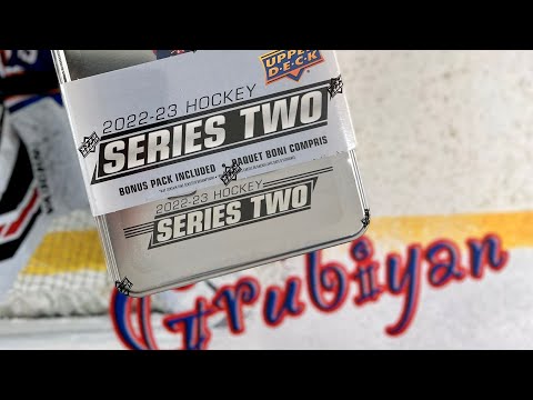 Видео: Бокс-брейк. 1 Tin Box 2022-23 Series 2 - Upper Deck Hockey. Рандом#1