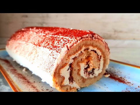 Видео: Обалденный Низкокалорийный ПП РУЛЕТ ТИРАМИСУ для всей семьи 👍 😋 