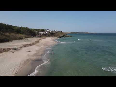 Видео: Град Ахтопол. Плаж "Ахтопол Централен". Bulgaria, Ahtopol city. Ahtopol Central beach.