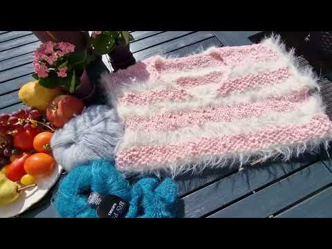 Видео: Готовая работа..сад в сентябре #inspiration #вязание #mode #fashion #striken #цветы #garden 