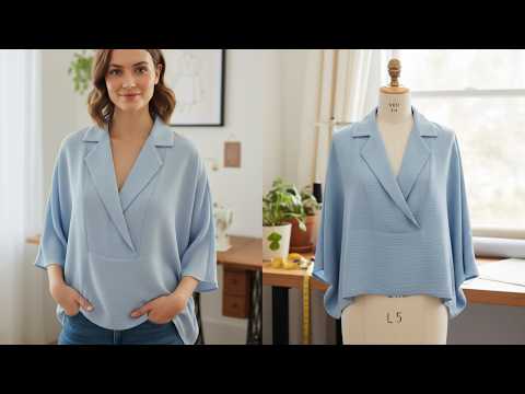 Видео: 🎯 БЕЗ ОГРАНИЧЕНИЙ ПО РАЗМЕРУ! СШЕЙТЕ БЛУЗКУ, КОТОРАЯ ВЫГЛЯДИТ КАК БУТИКОВАЯ! 💯