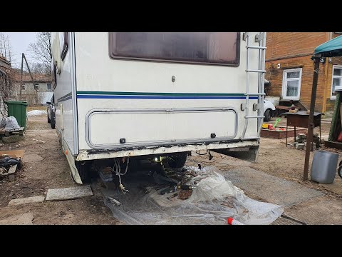 Видео: 2 серия - финал... или всё-таки нет? Ремонт каркаса Ahorn Camp 690, 2003г. на базе Fiat Ducato.