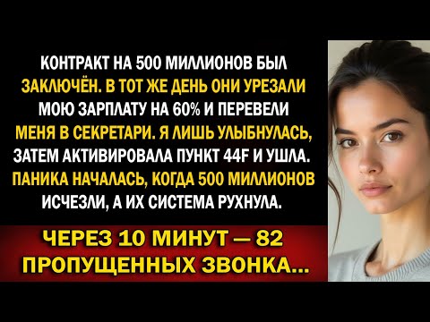 Видео: После контракта на 500 миллионов меня понизили и урезали зарплату на 60% — и я заставила их платить
