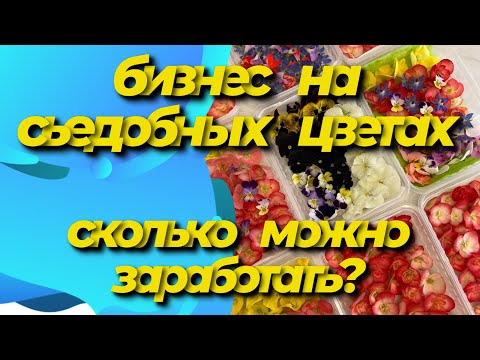 Видео: Съедобные цветы как бизнес! Как открыть ферму микрозелени и съедобных цветов?