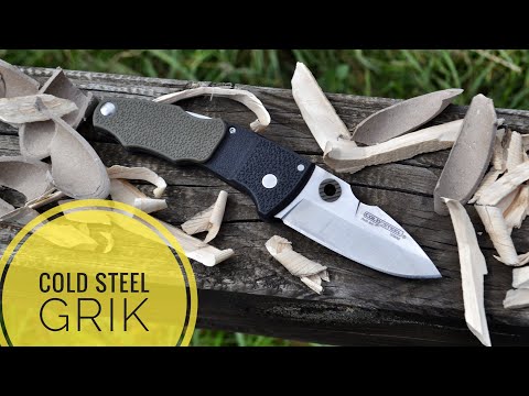 Видео: Cold Steel Grik тест ножа / test