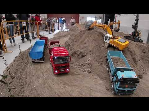 Видео: радиоуправляемые машины и грузовикиradioupravlyayemyye mashiny i gruzoviki, rc trucks.