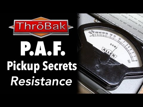 Видео: Секреты звукоснимателей P.F.: Сопротивление. Почему оно меняется?