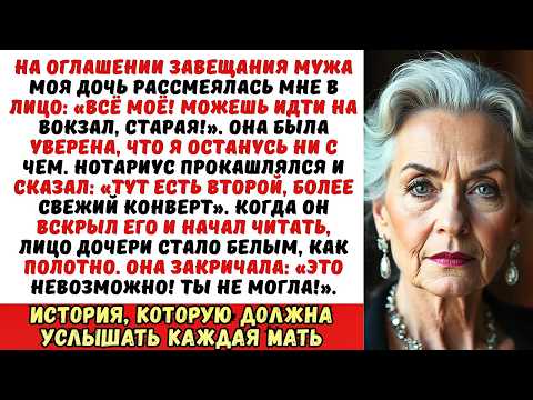 Видео: Дочь плюнула мне в лицо у нотариуса «Теперь ты бомж!». Но когда он открыл конверт…