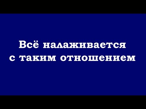 Видео: Всё налаживается с таким отношением