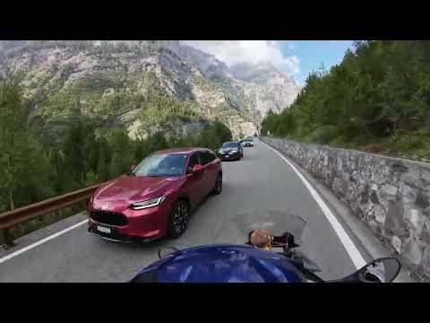 Видео: Перевал Gavia и перевал Stelvio в Италии на мотоцикле 2/2