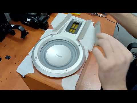 Видео: Philips MCD708 Speaker disassembly for repair Разбор колонки для ремонта