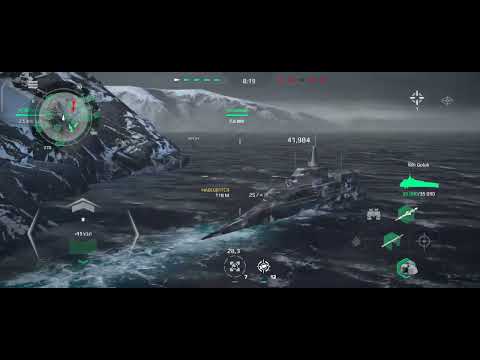 Видео: Второй бой в modern warships || Modern Warships Gameplay 1080 FHD 30 FPS