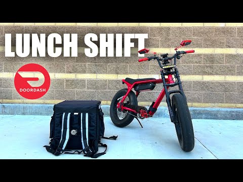 Видео: Использование Super73 Z-Miami для Doordash | Доставка еды с точки зрения электровелосипеда