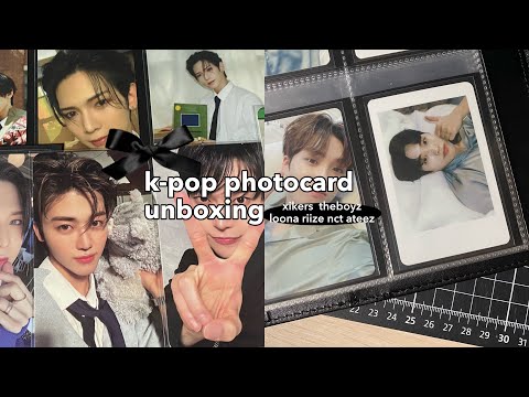 Видео: ✉️’ распаковка кпоп фотокарт ateez, xikers, nct, the boyz, riize