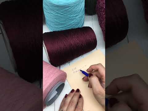 Видео: Этикетки бобинной пряжи: как читать и считать метраж