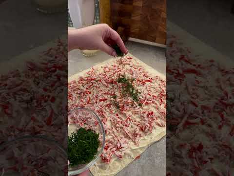 Видео: Рулет из лаваша с крабовыми палочками #вкуснопростоибюджетно #легкиерецепты #aesthetic #healthyfood
